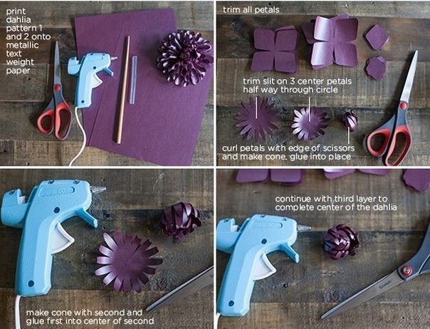 DIY Paper Peony by Lia Griffith