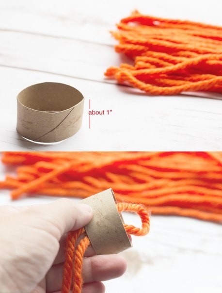 Mini Yarn Hats Ornaments