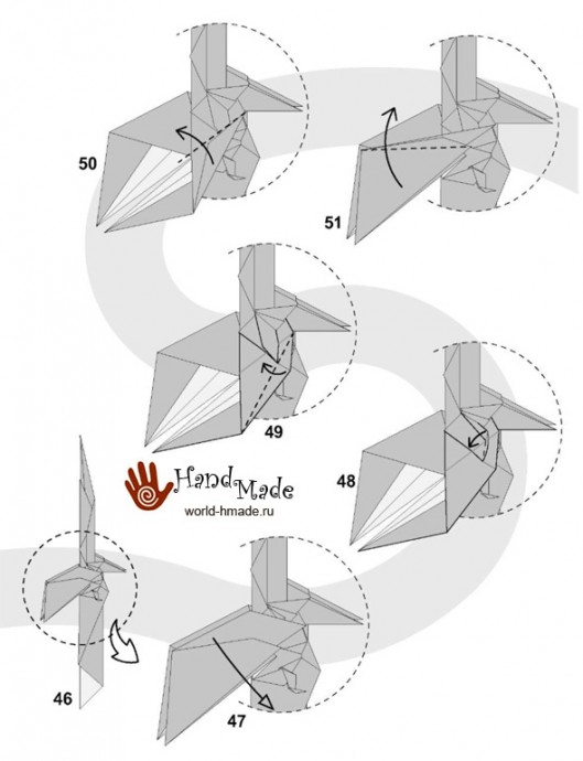 How to make an origami Fiery Dragon