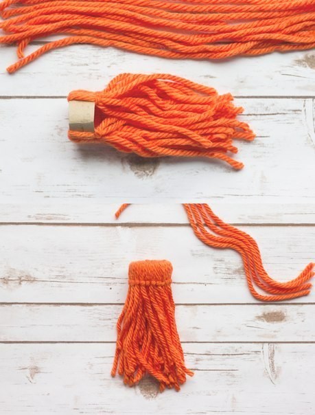 Mini Yarn Hats Ornaments