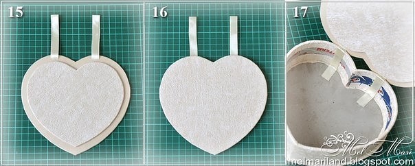 Jewelry Box in Heart shape (Reels of Adhesive Tape)