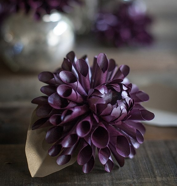 DIY Paper Peony by Lia Griffith