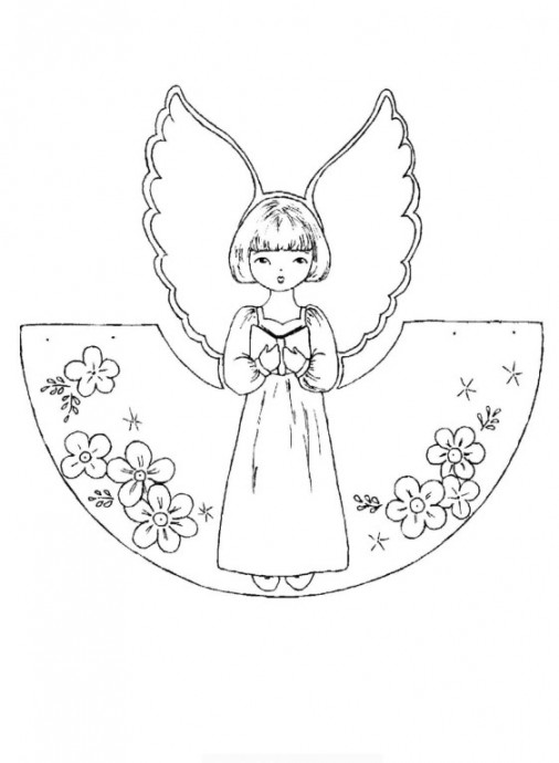 Christmas Angels Paper Dolls