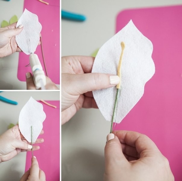 DIY Felt Calla Lily