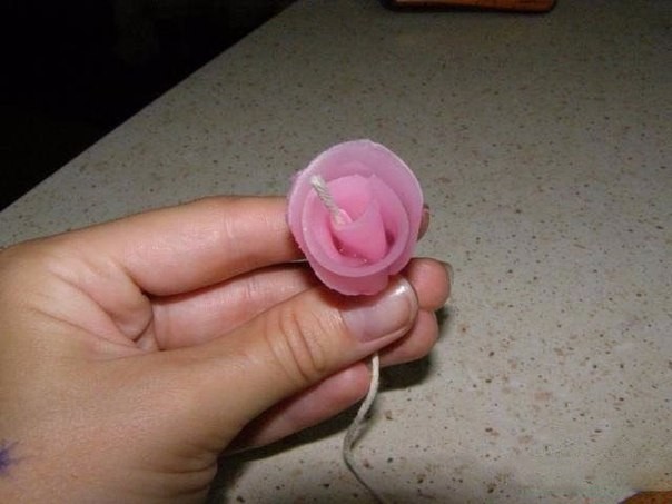 How to Make a Candle Wax Rose