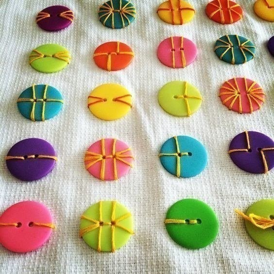 Innovative ways to sew buttons