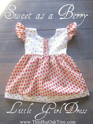 Sweet as a Berry Little Girl Dress