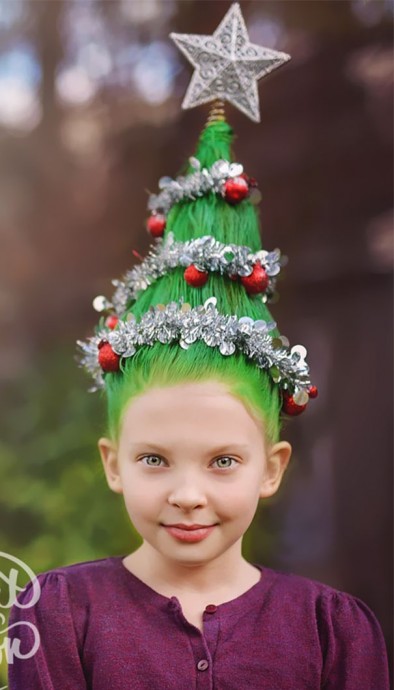 40 Most Creative Christmas Hairstyles Ever