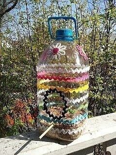 DIY Pop Bottle Birdhouses