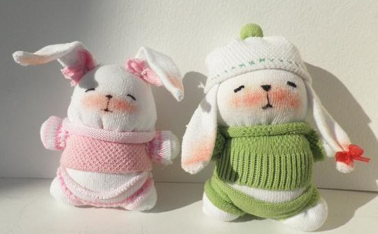 Easy DIY Sock Bunny