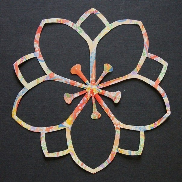 DIY Flower Paper Cutting