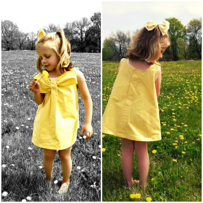 How to transform old shirts into adorable summer dresses for girls