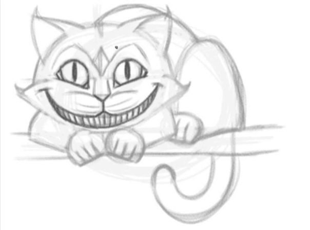 How to draw the Cheshire Cat