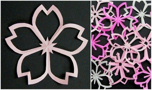 DIY Flower Paper Cutting