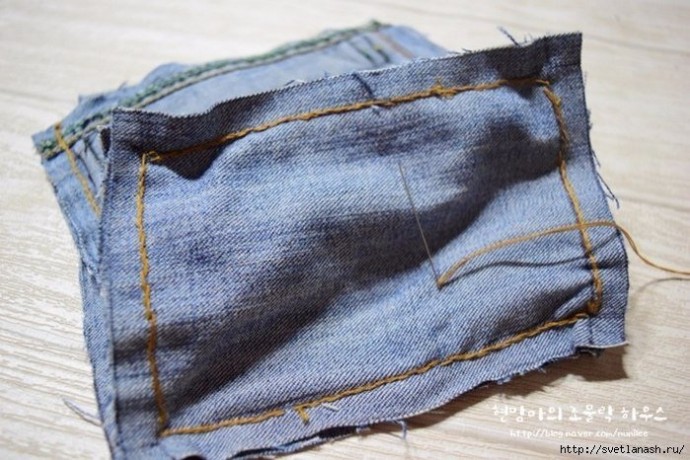 Denim Storage Bags