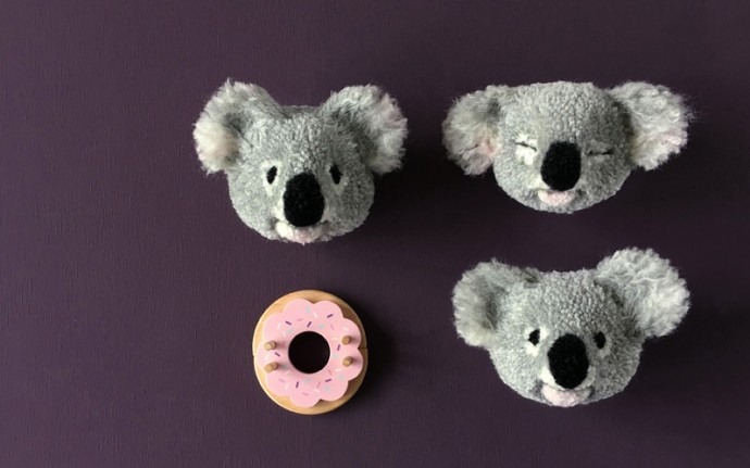 How To Make A Koala Pom Pom