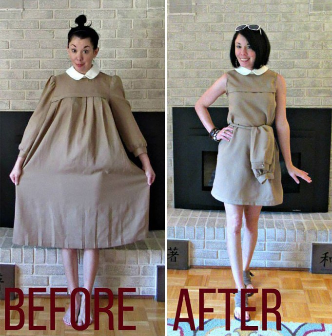 Woman Transforms Thrift-Store Clothes For $1 Into Elegant OutfitsArtist